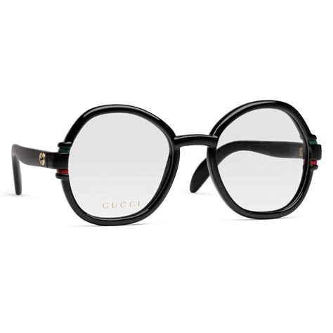 gucci oval optical frame